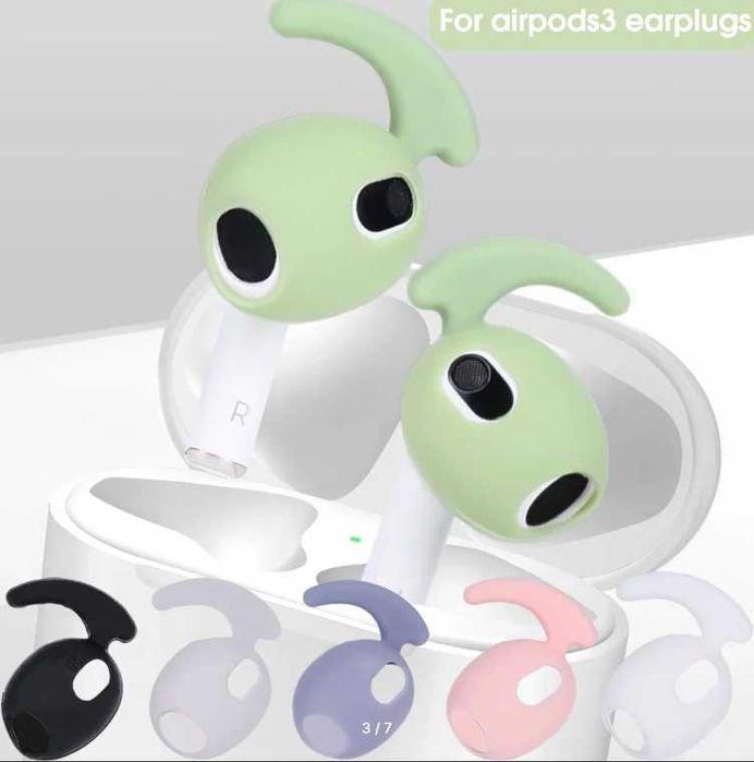 Продам новые силиконовые амбушюры насадки для Apple Airpods 3