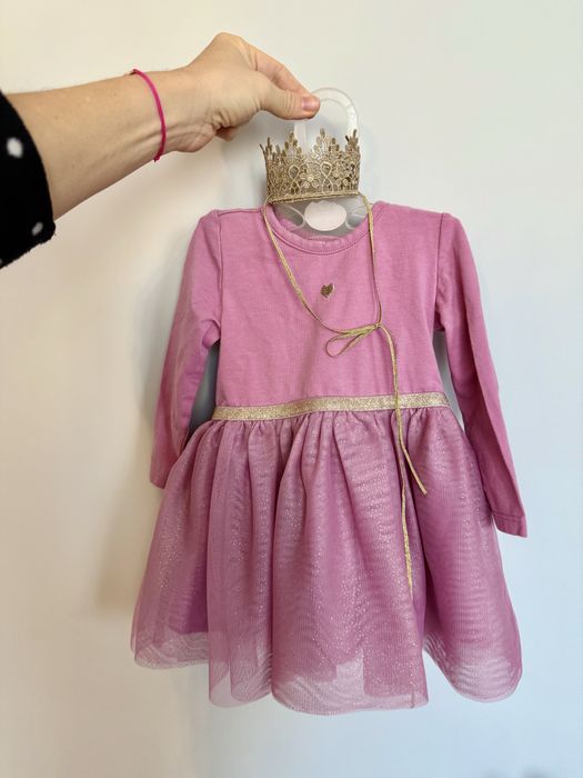 Рокля NameIT размер 74 см + коронка