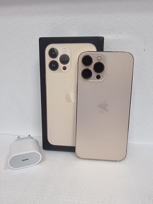 iphone 13 pro max gold second hand si noi de vanzare