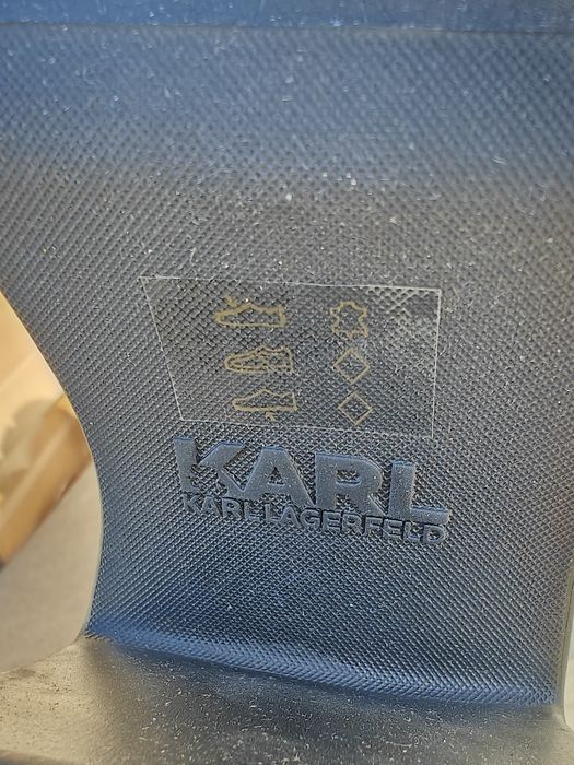 Ghete Karl Lagerfeld Mid originale piele naturală cool