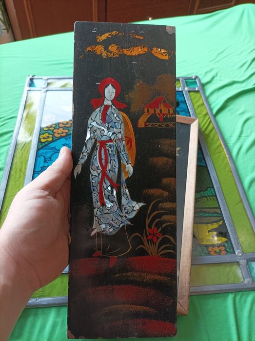 Дървено рисувано пано