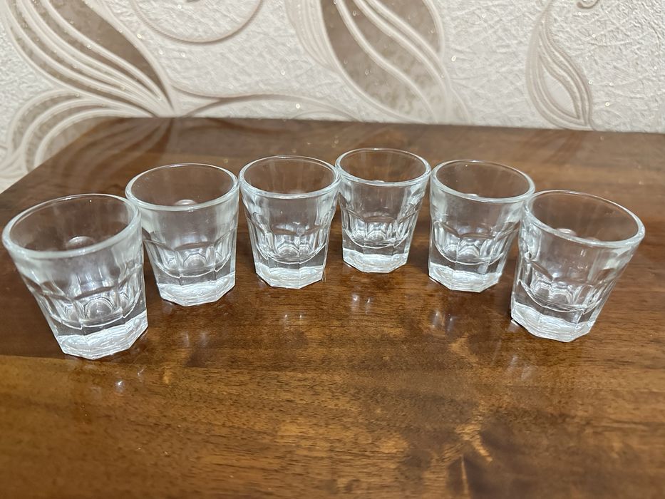 Стопки стеклянные