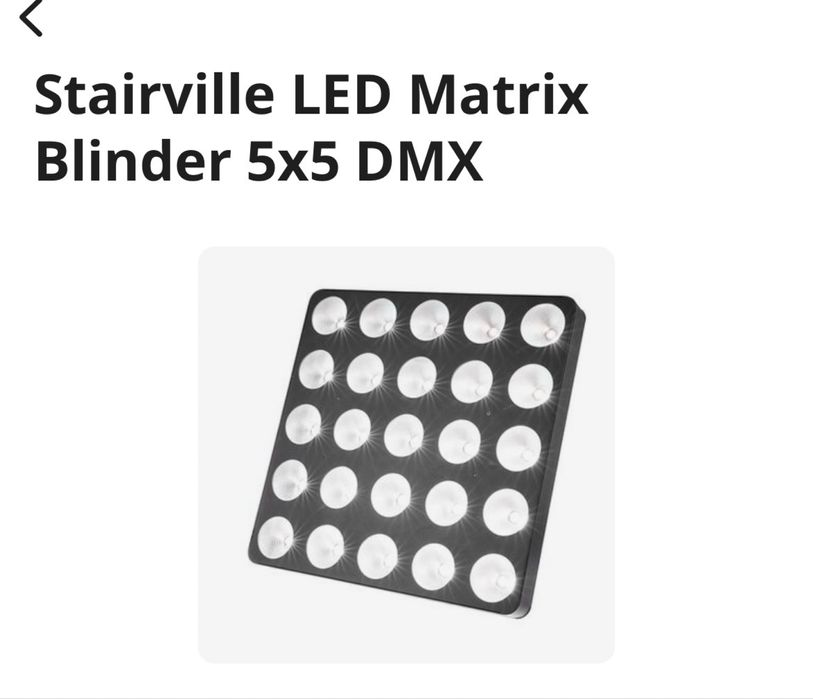 Blinder Stairville LED 5x5 Matrix  (Lumini schela, scena)