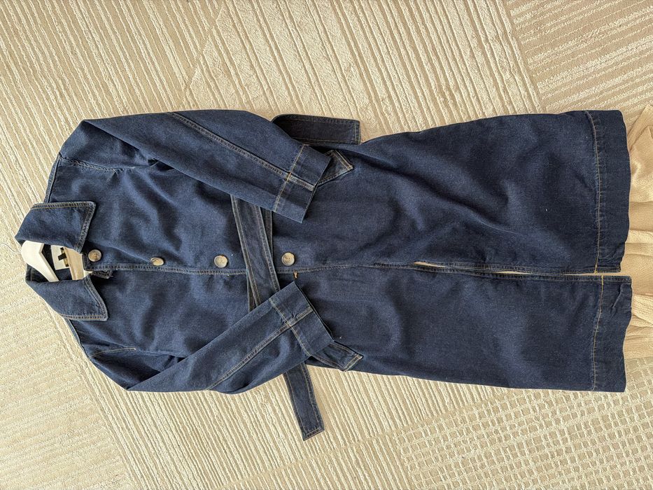 Продаею джинсовый тренч от Mango