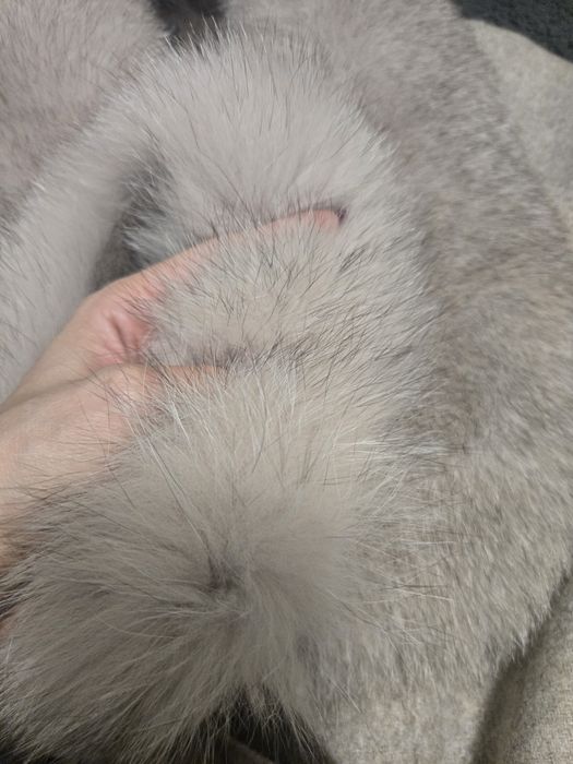 Палто естествен косъм