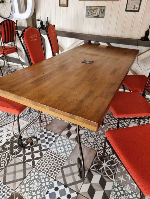 Mobilier fier forjat restaurant terasa