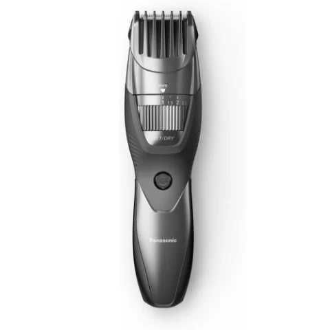 Trimmer pentru barba Panasonic ER-GB44-H503,Wet & Dry, Motor liniar, senzor inteligent, acumulator Ni-Mh, Gri - Panasonic