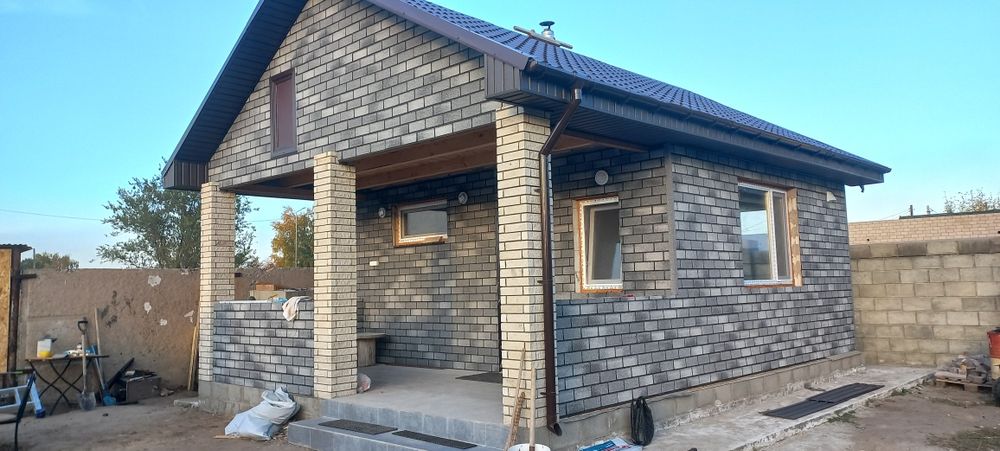 Жесткая кровля.фасад.водосток.карниз