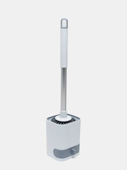 Ёршик для унитаза с силиконовой щёткой ершик, счетка