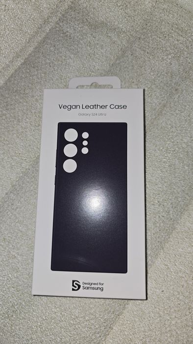Husa piele vegana originala Samsung Vegan Leather Case Galaxy S24 Ultra  - Mov