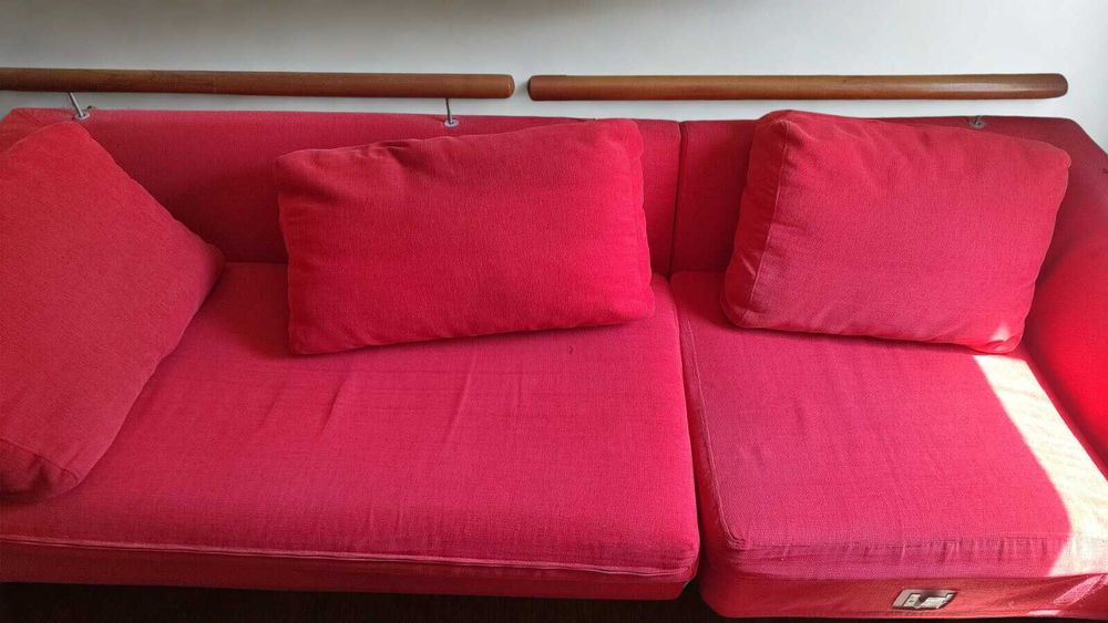 Ъглов тримодулен диван