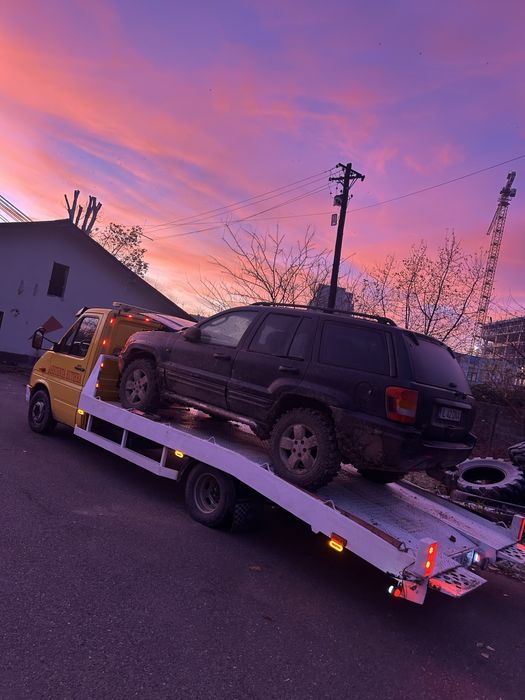 Platforma auto / Transport auto / Tractari auto autoutilitare dube rulote utilaje