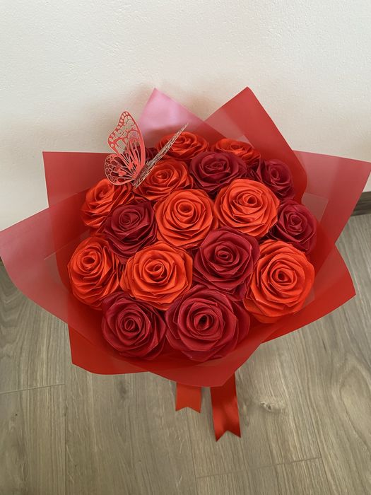 Buchet din satin