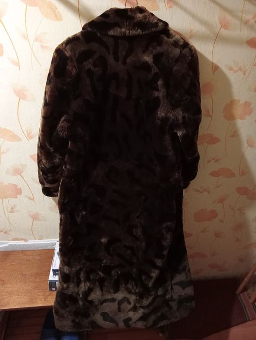 Шуба натуральная цигейка