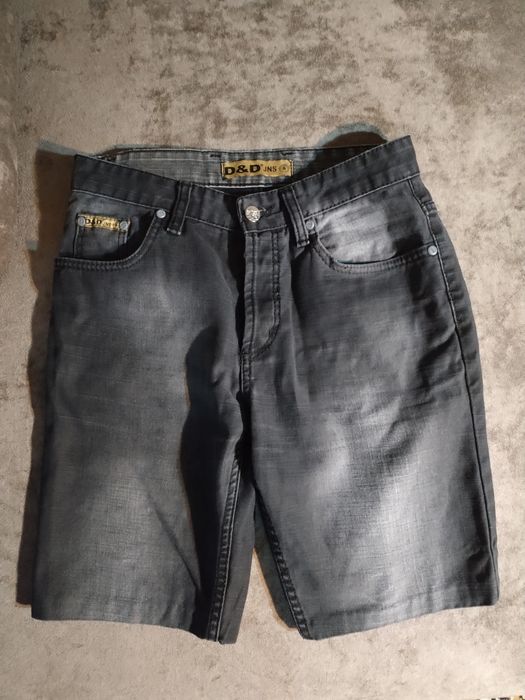 D&D Black Denim Shorts