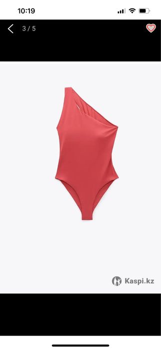 Слитный купальник ZARA