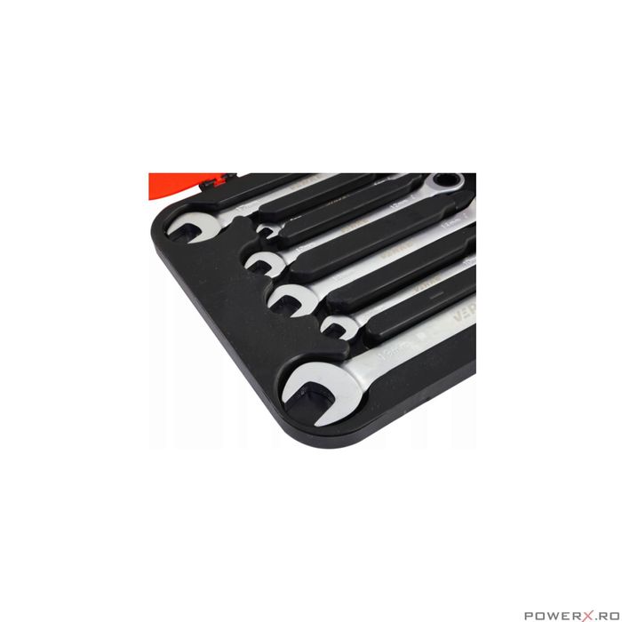 Set chei inelare articulate cu clichet 7 piese 8-19mm Verke