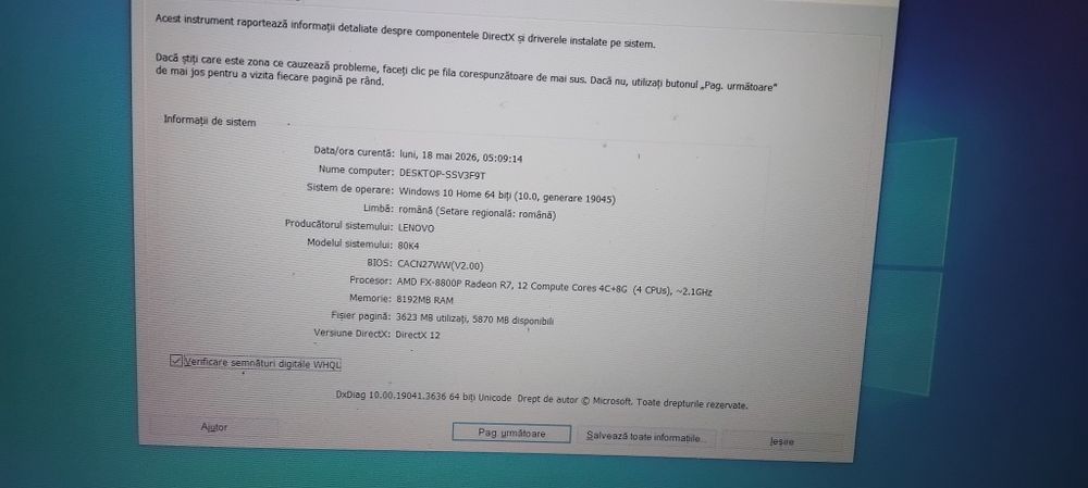 Lenovo idea pad 500-15 acz