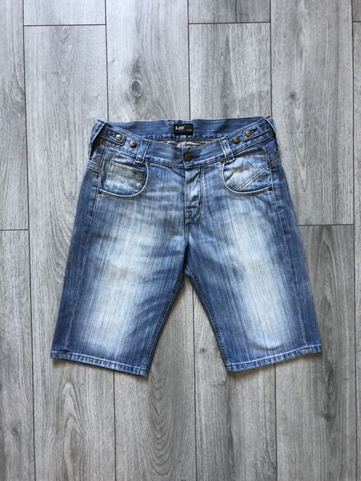 Pantaloni Scurti Barbati LEE Jeans Blugi Vara Albastru | Talie 88 cm