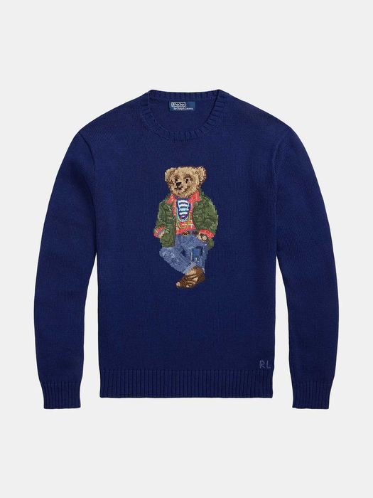 Polo Ralph Lauren Bear - Оригинален мъжки пуловер размер XL