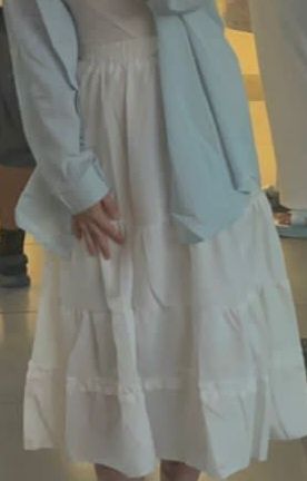 летняя юбка корейском в стиле