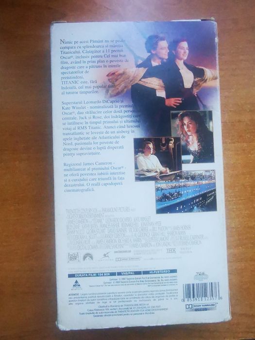 Caseta Titanic vhs