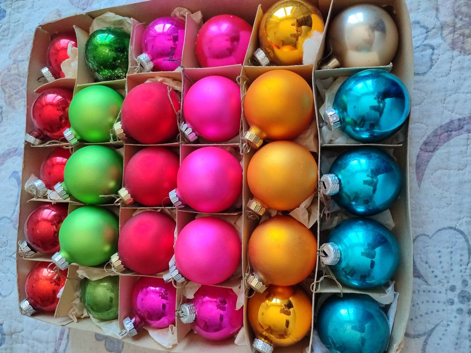 Шары ёлочные,набор 30шт