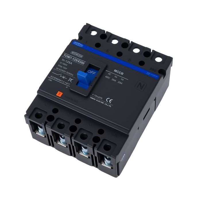4P MCCB 100A-250A трифазен автоматичен прекъсвач лят корпус