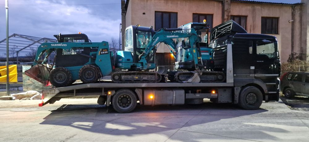 Transport utilaje, marfă, tractări auto