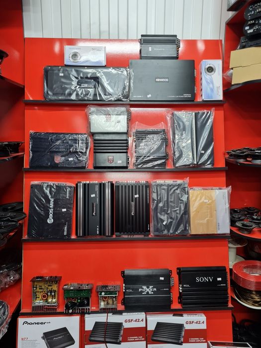 Усилитель 4х 2х канальный усилок Моноблок 1800w 3000w