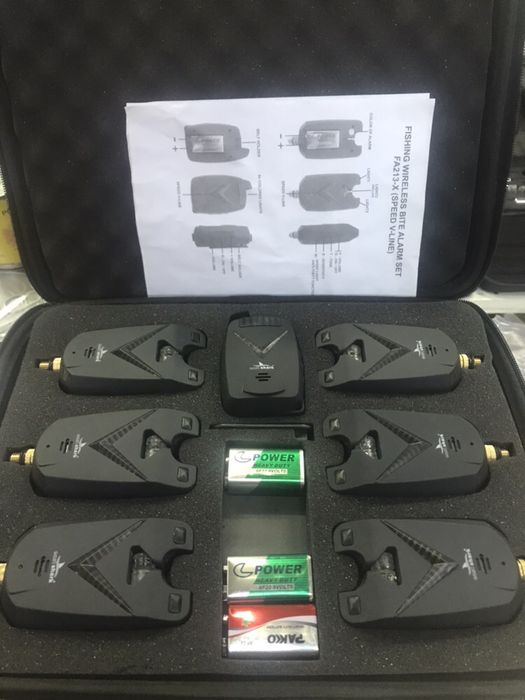 Vând Set Senzori 6 + 1 EastShark Avertizori Pescuit