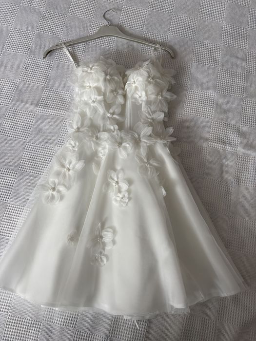Rochie mireasa scurta