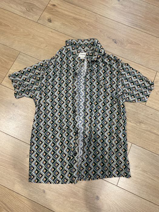 винтажная рубашка pull and bear