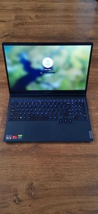 Laptop Gaming LENOVO Legion 5 15ACH6H, Ryzen 5 5600H, RTX 3060, 165HZ