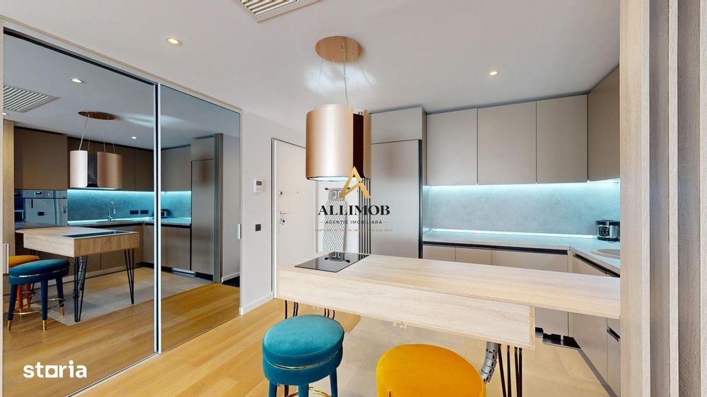 One Herastrau Towers | Apartament premium cu 2 camere, terasa 24 mp |