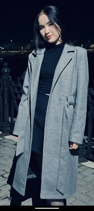 пальто серый цвет