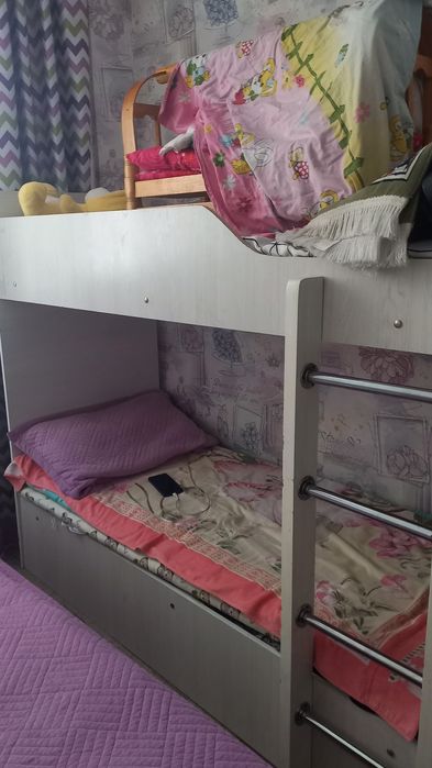 Екі қабатты балалар төсегі сатылады!!!