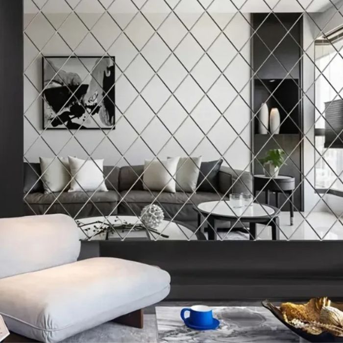 Огледални стикери за стена 32 броя – Лесен начин да преобразиш дома си