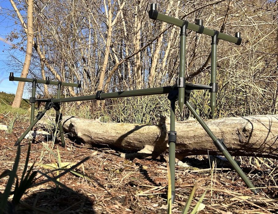 „Нова стойка за 3 въдици Carp Pro Rod Pod 6105 – шарански риболов“