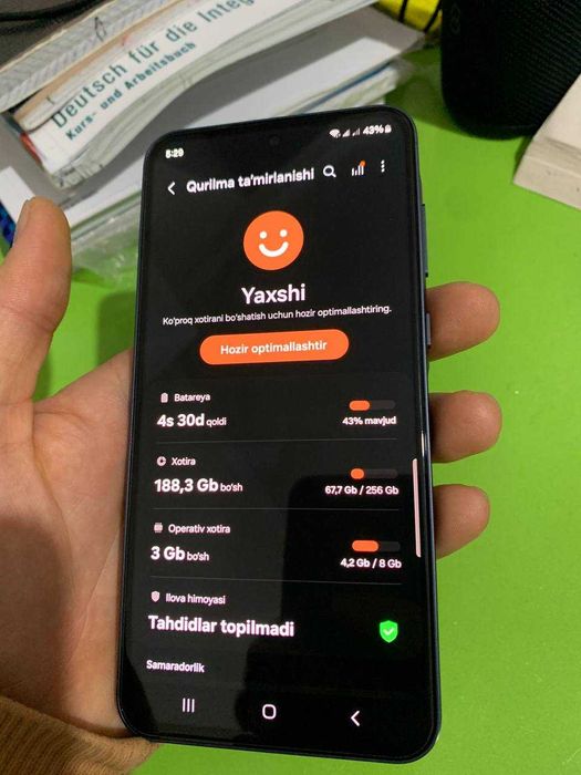 Telfonga garantiya beriladi