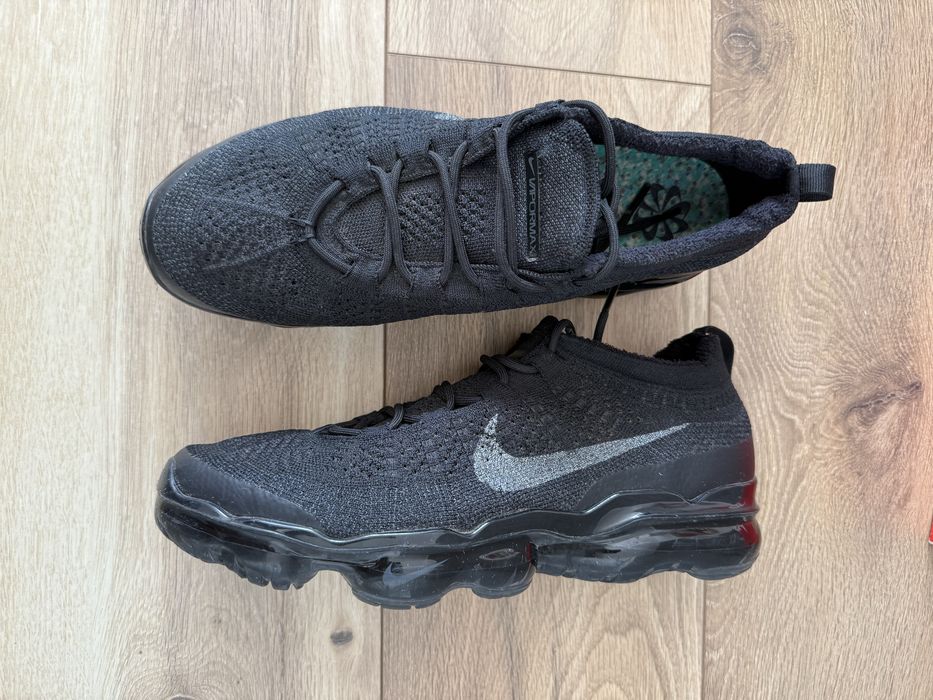 Оригинални маратонки Nike VaporMax Flyknit, черни