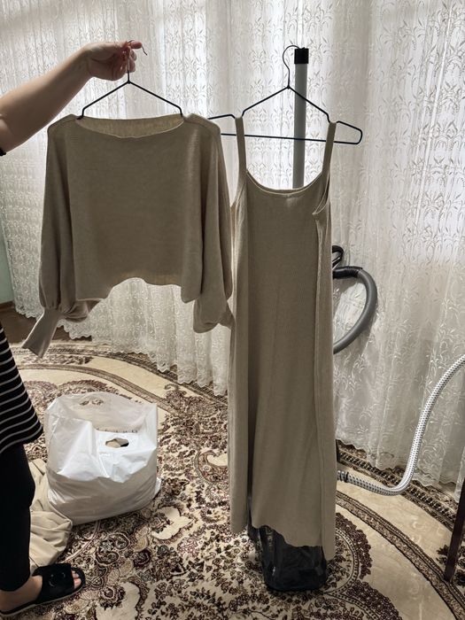 Двойка вязанная состояние отличное