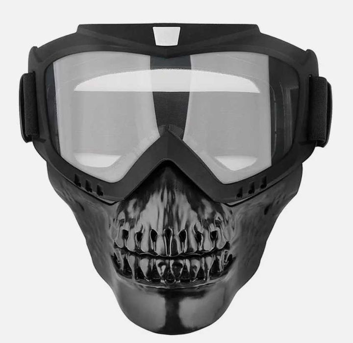 Ochelari si masca MOTO / SKI / SNOWBOARD/ BICICLETA  - Craniu