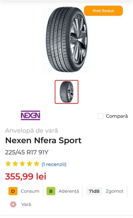 Anvelope 225.45.17 Nexen 32/24