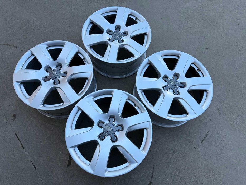 4 бр. оригинални алуминиеви джанти AUDI 17" 5x112 , ф66.6, ET37, 7,5J
