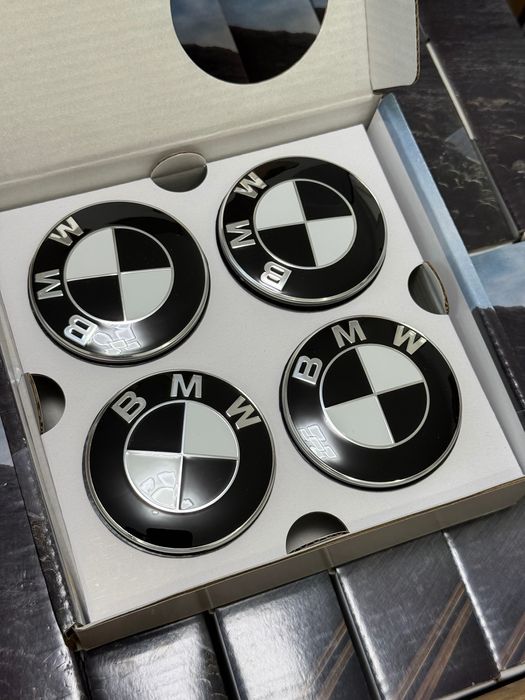 Capace rotative giroscopice BMW 56mm 68mm Alb Albastru Negru Aniversar
