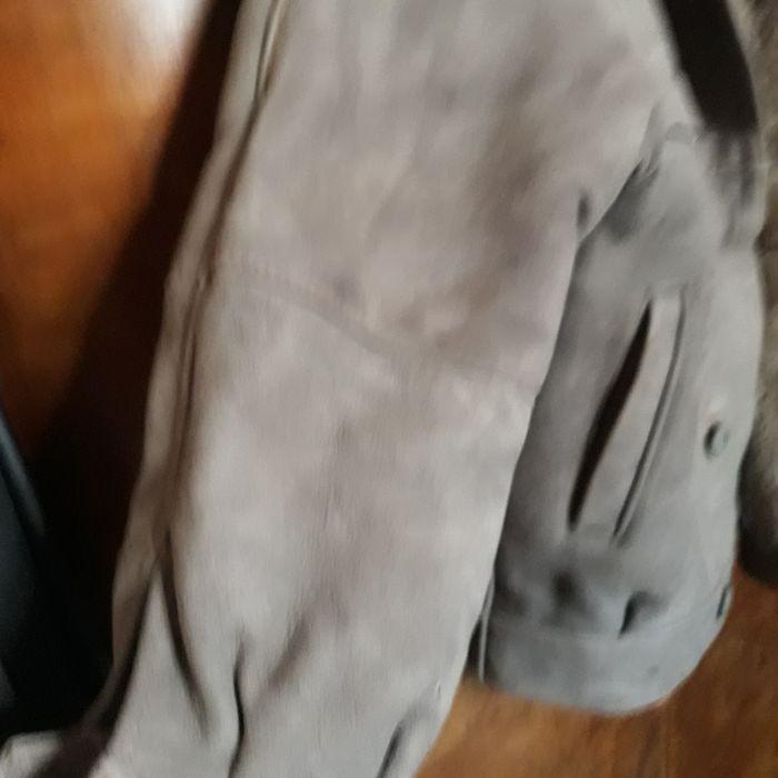 Зимен мъжки кожух тип яке от овчи кожи