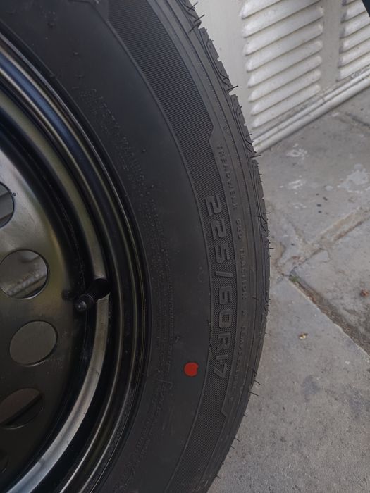 Резервна джанта с гума 225 70 17 Jeep cherokee kl , compass renegade