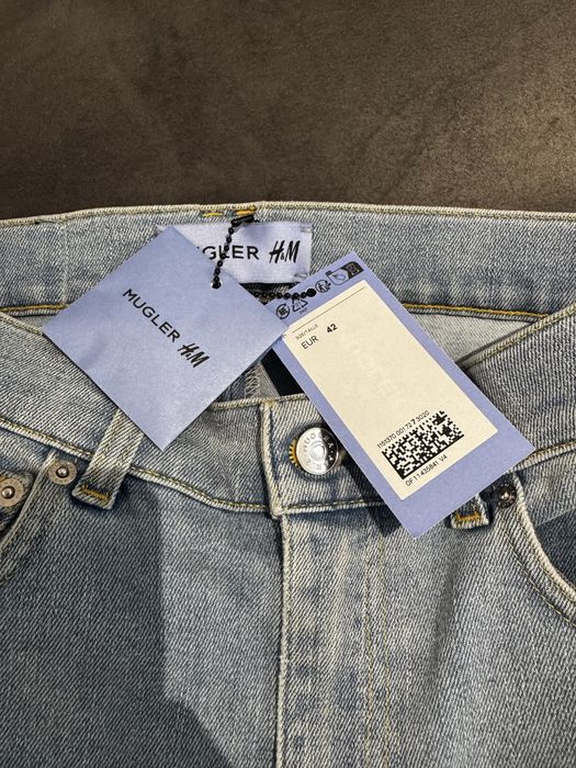 Blugi Mugler x H&M noi marimea 42