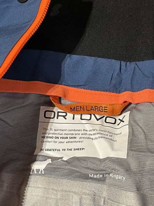 Pantaloni ski/snowboard Ortovox 3L Deep Shell,Mernio, 20k, blue - L